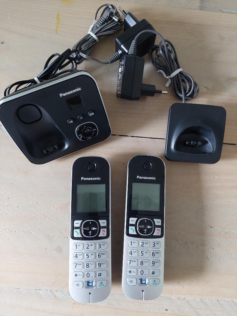 Panasonic telefoons, Ophalen of Verzenden, Zo goed als nieuw, 2 handsets