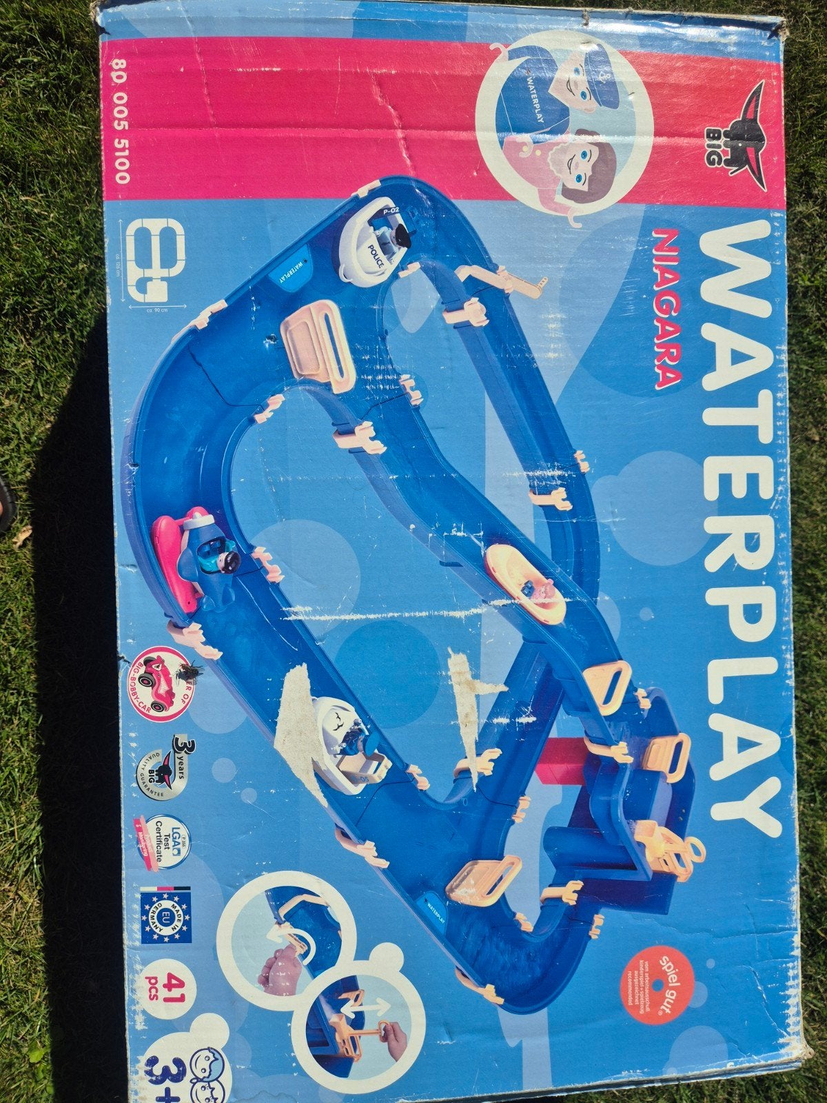 BIG Waterplay Niagara Waterbaan - Bootjes Speelset, Ophalen of Verzenden, Gebruikt