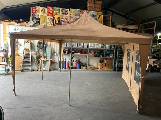 pagodetent 4x4 meter te koop, Tuin en Terras, Ophalen, Gebruikt, Minder dan 5 meter