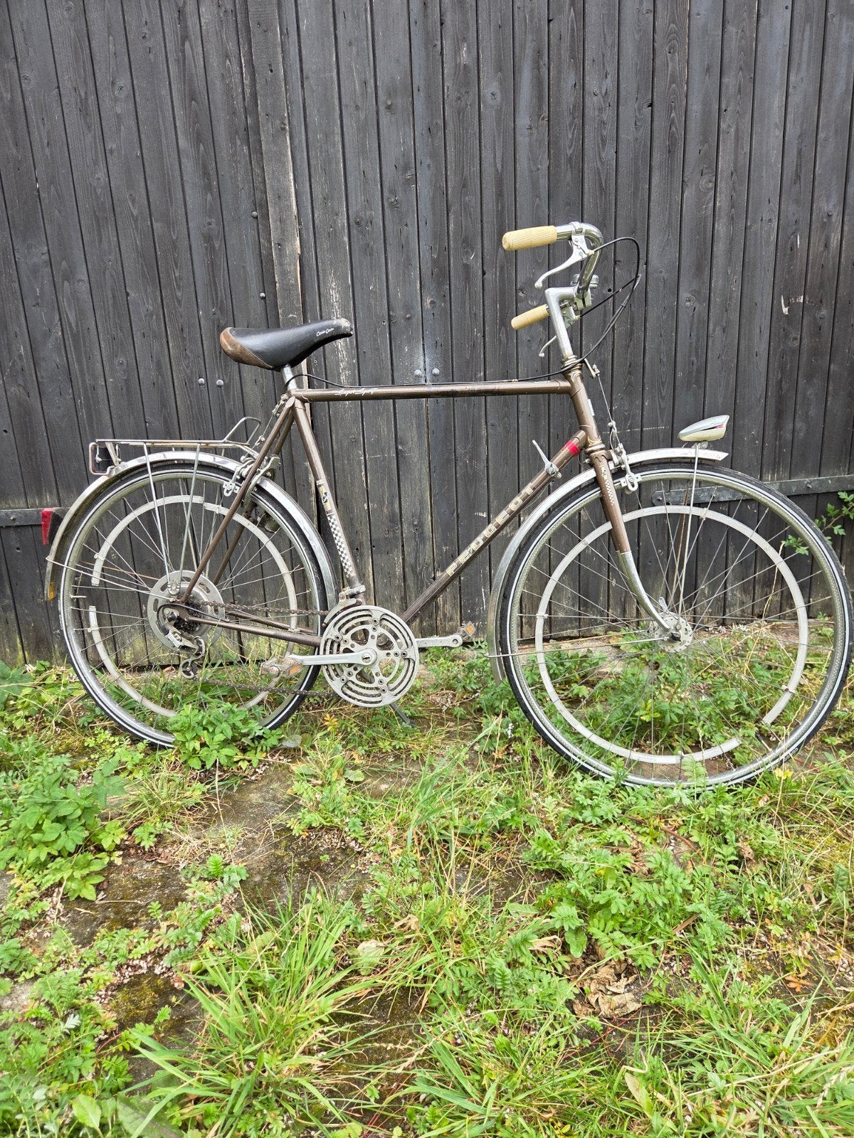 Vintage Peugeot fiets - Jaren '60 of nieuwer, Ophalen, Jaren '60 of nieuwer, Velgrem, 55 tot 59 cm