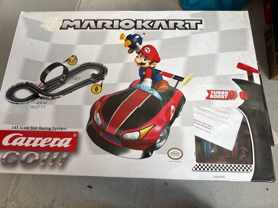 Carrera GO!!! Mario Kart Racebaan in doos, Ophalen, Racebaan, Carrera, Nieuw