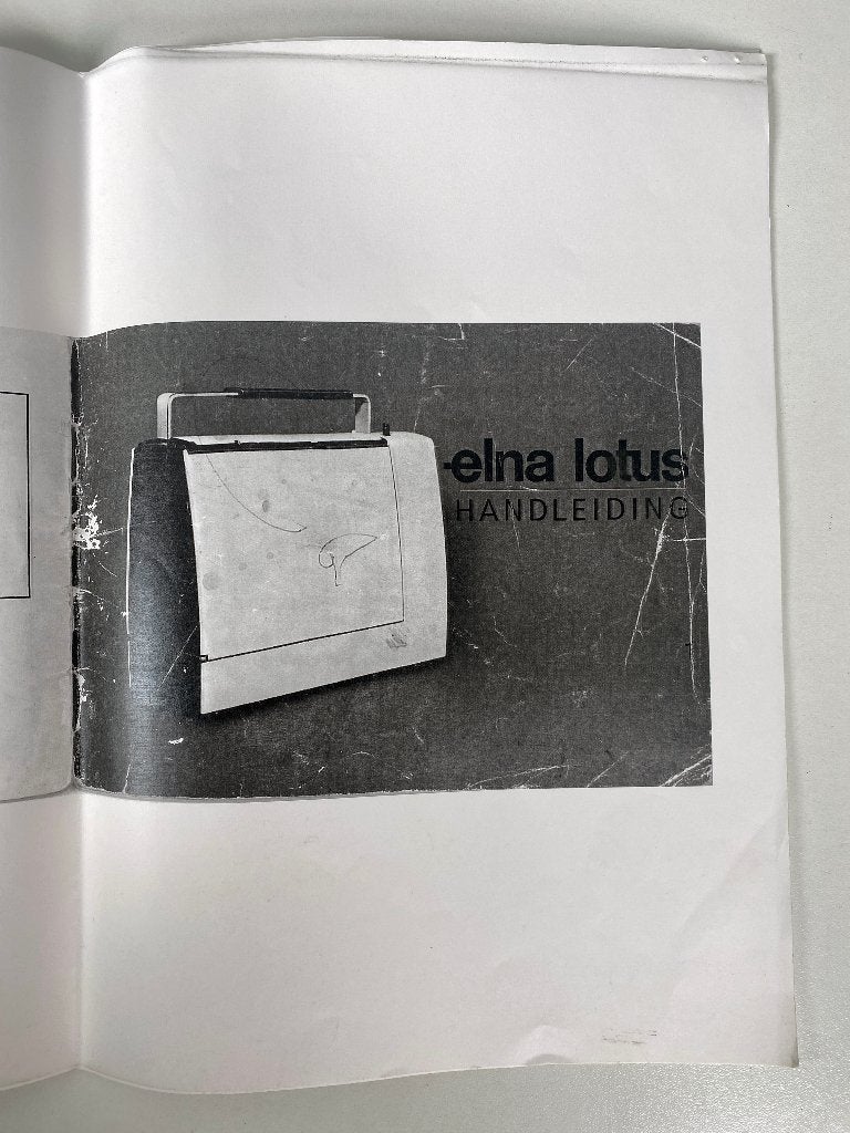 Elna Lotus handleiding, Ophalen, Gebruikt, Toebehoren, Overige merken