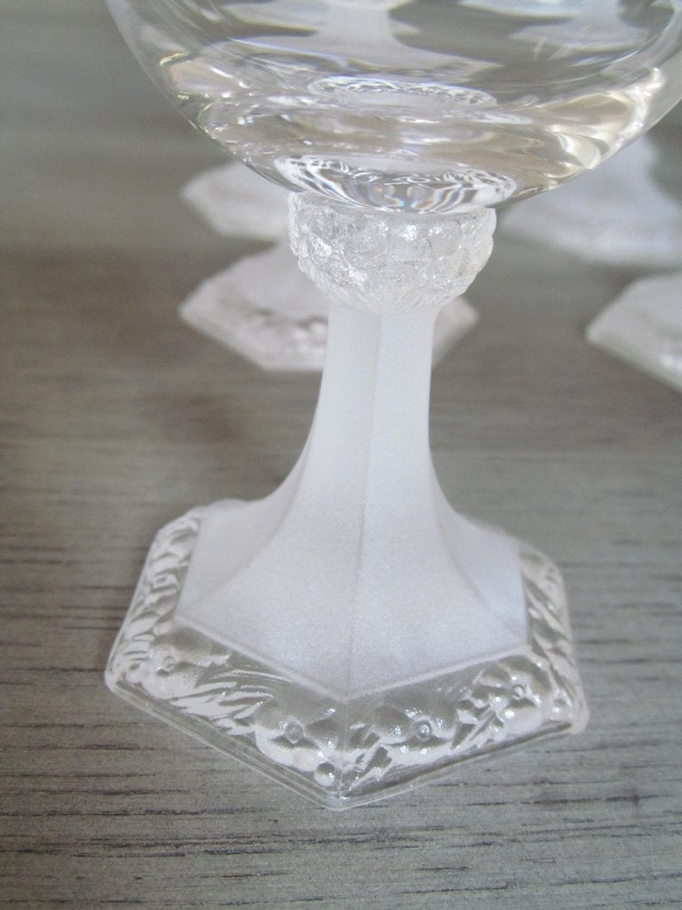 10 Rosenthal Classic Rose Germany Glazen op Voet, Glas of Glazen, Gebruikt, Ophalen of Verzenden, Glas