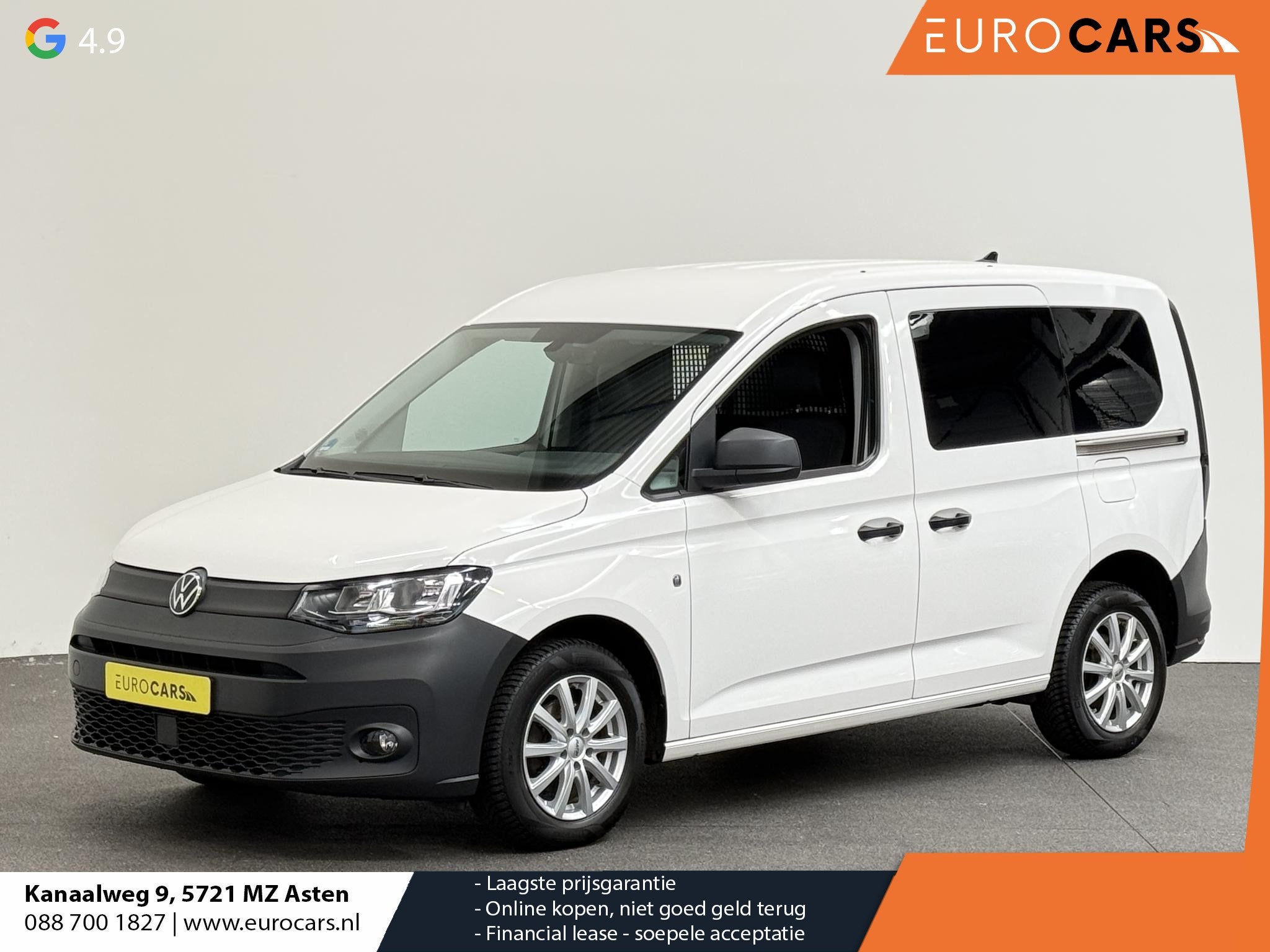 Volkswagen Caddy Cargo 2.0 TDI, Voorwielaandrijving, 1374 kg, Stof, Gebruikt