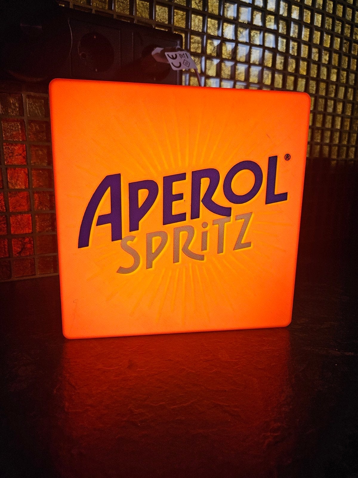 Aperol Spritz lamp, Ophalen of Verzenden, Nieuw, Kunststof