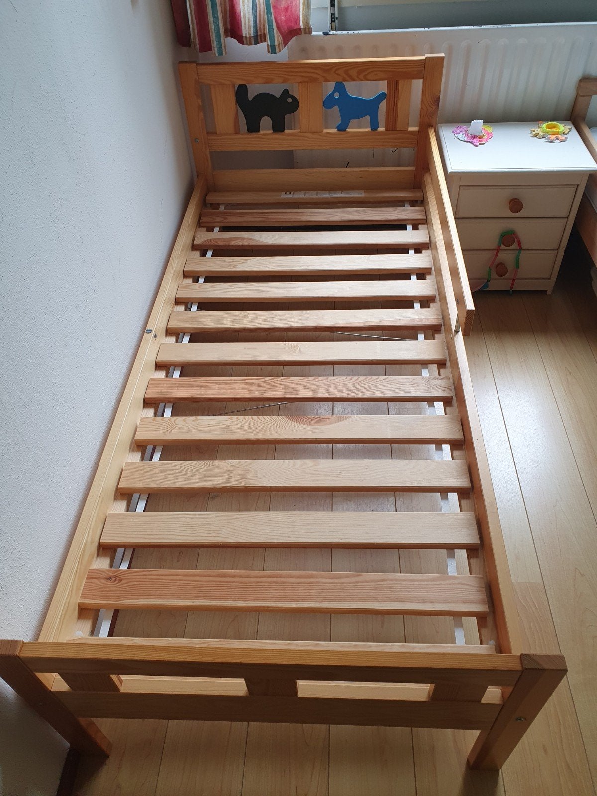 Kleuterbed, Ophalen, 70 tot 85 cm, 140 tot 160 cm, Zo goed als nieuw