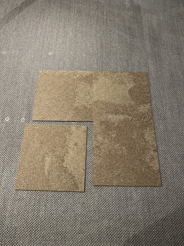 Tapijt tegels, Huis en Inrichting, Ophalen, Beige, Laagpolig, Nieuw