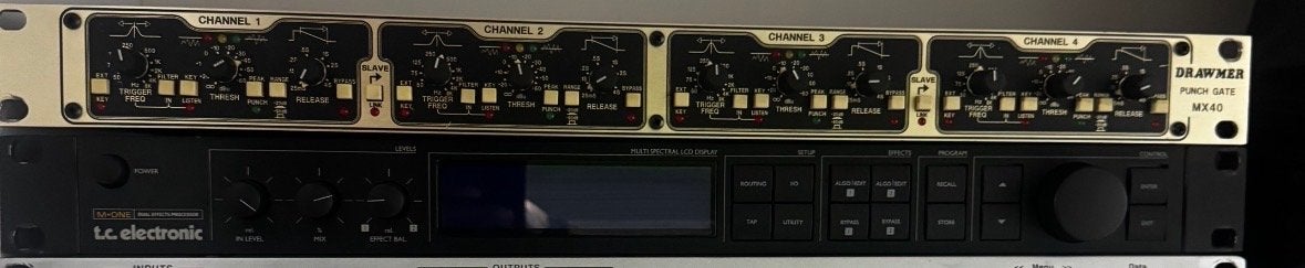 Drawmer Punch Gate MX40 & TC Electronic M300, Ophalen of Verzenden, Gebruikt