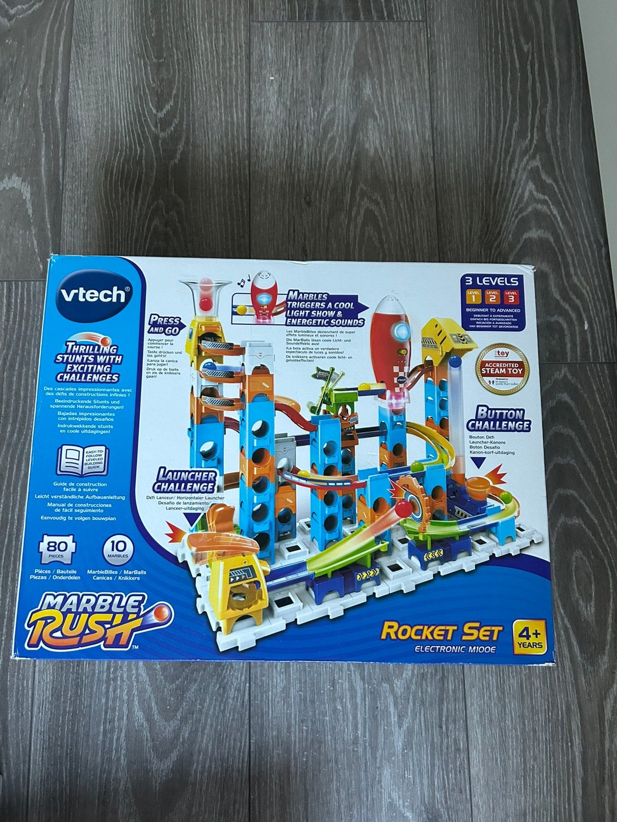 Vtech marble rush (2 sets), Ophalen of Verzenden, Gebruikt