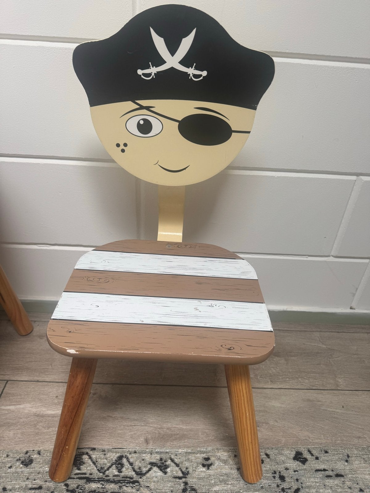 Piraten kinder zitje - tafel en stoelen speelhoek, Ophalen, Gebruikt, Tafel(s) en Stoel(en)