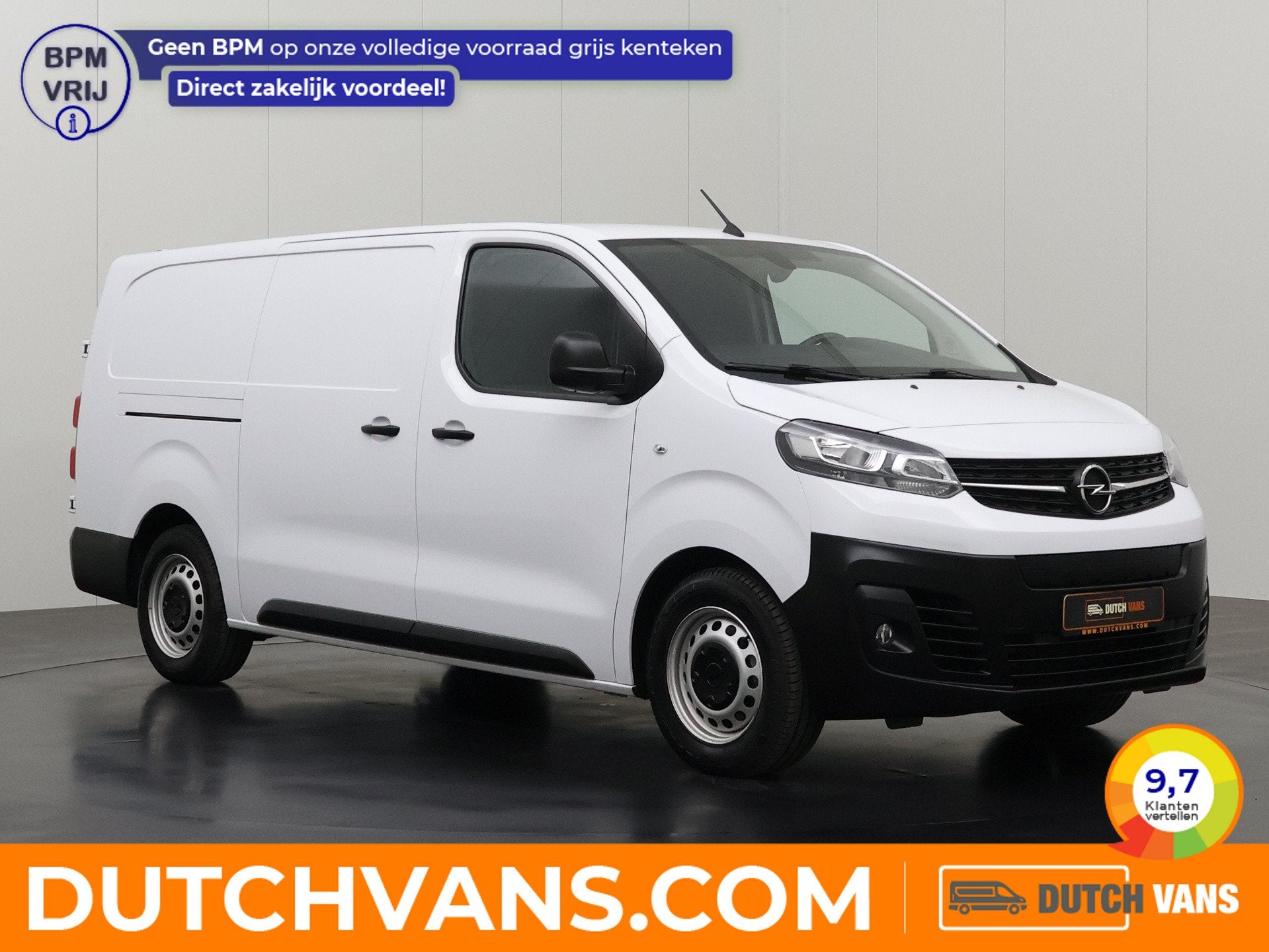 Opel Vivaro XLang75KWh | Elektrisch | Multimedia | Navigatie, Auto's, Bestelauto's, Automaat, Stof, Gebruikt, Zwart