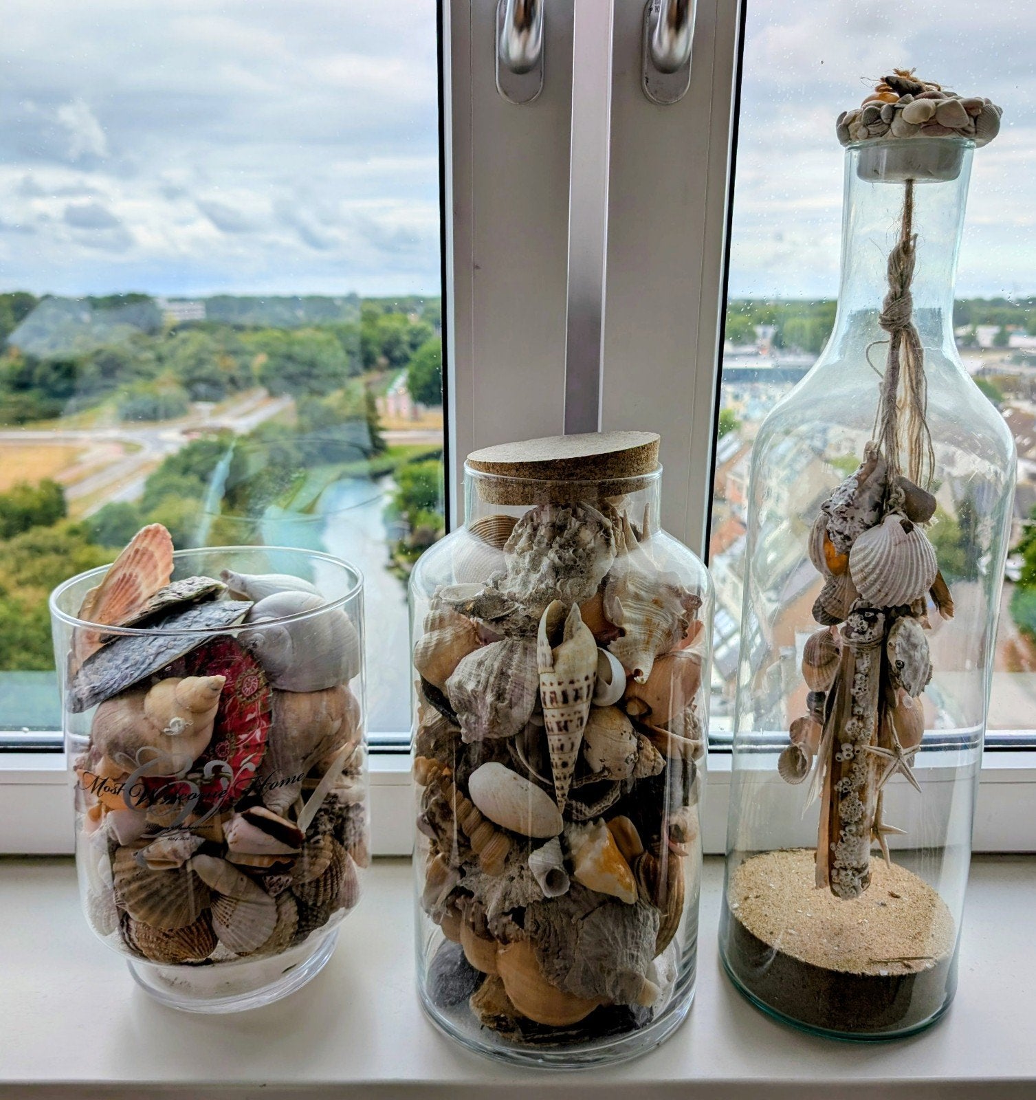 Decoratieve schelpen verzameling, Ophalen, Gebruikt, Meerkleurig, Mediterraans