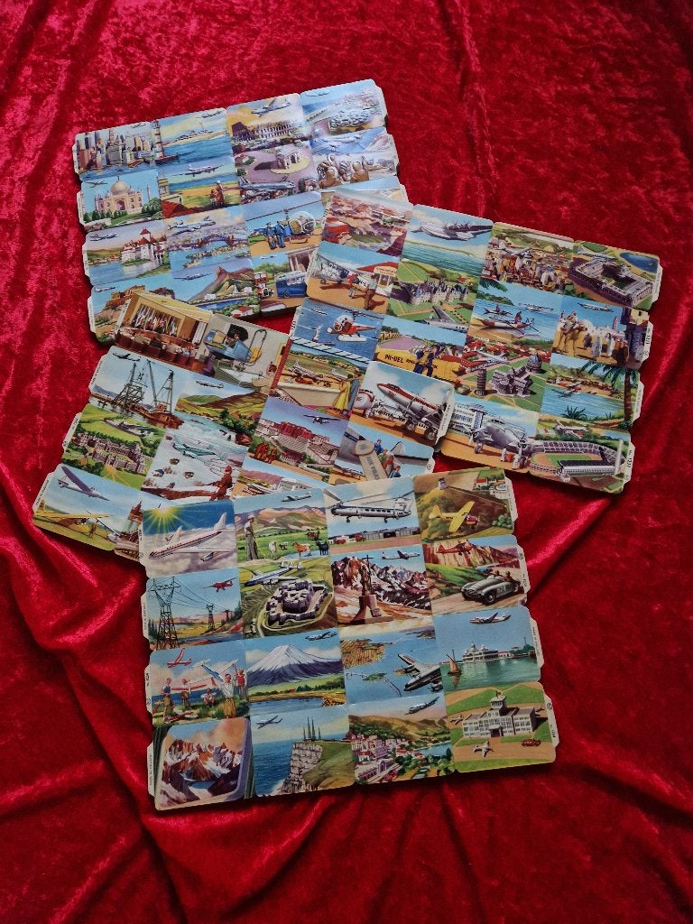 vliegtuigen vliegtuigplaatjes toffee trefin crefin plaatjes, Hobby en Vrije tijd, Ophalen, Nieuw, Meerdere plaatjes