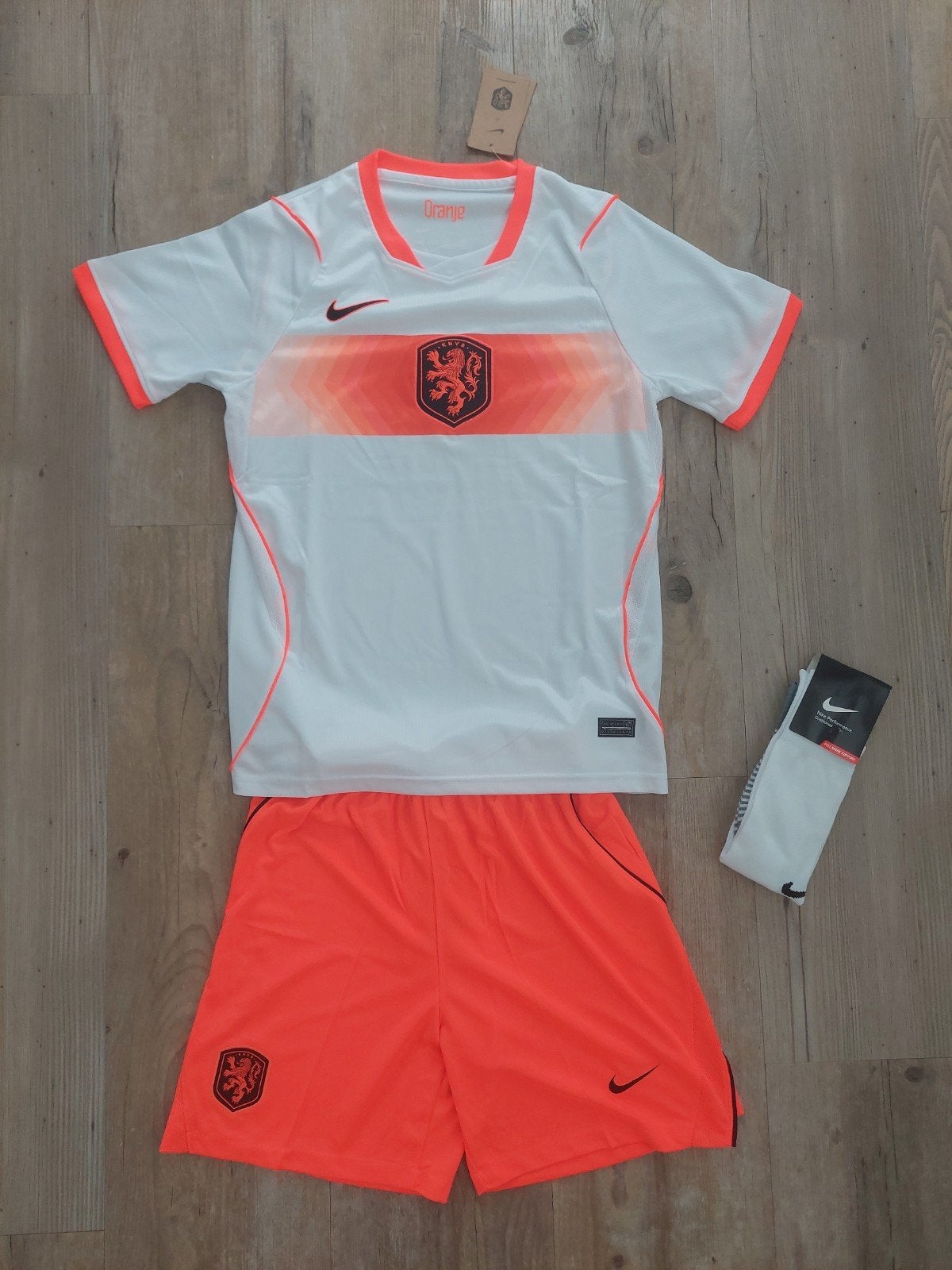 Nederlands Elftal kids tenue 26-28, Maat XS of kleiner, Ophalen of Verzenden, Nieuw, Set