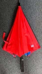 Mooie grote paraplu postcodeloterij toekan, Ophalen of Verzenden, Nieuw, Rood