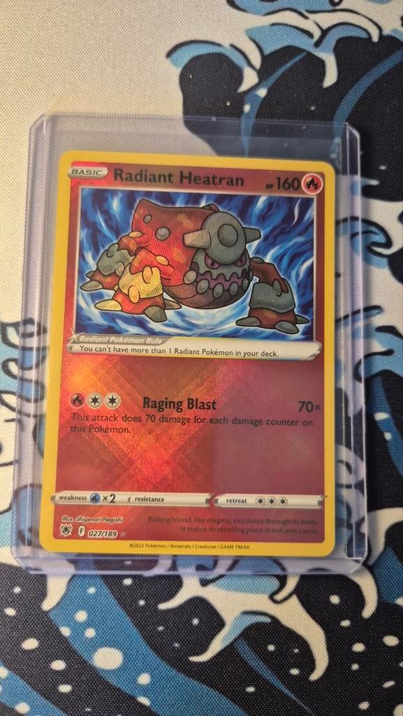 Radiant Heatran Pokémon Kaart - Zo goed als nieuw, Ophalen of Verzenden, Zo goed als nieuw, Losse kaart, Foil