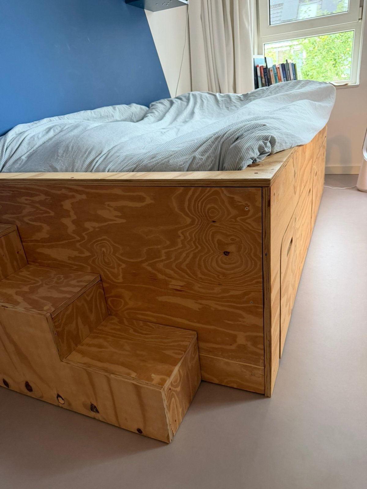 Bed voor kinderkamer 90x200, Ophalen, Gebruikt, Eenpersoons