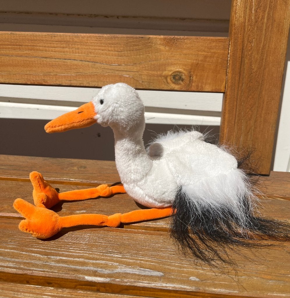 Happy Horse ooievaar knuffel Silvi stork, Ophalen of Verzenden, Zo goed als nieuw, Overige typen