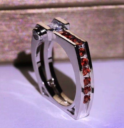 Elegante damesring maat: 16.5 en 18.2mm, Sieraden, Tassen en Uiterlijk, Overige materialen, Ut, Gretannl@yahoo.com, Nieuw