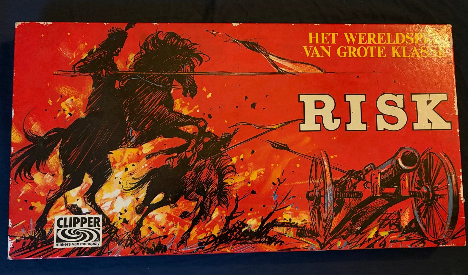 Risk bordspel - Het Wereldspel van Grote Klasse, Hobby en Vrije tijd, Drie of vier spelers, Ophalen of Verzenden, Zo goed als nieuw