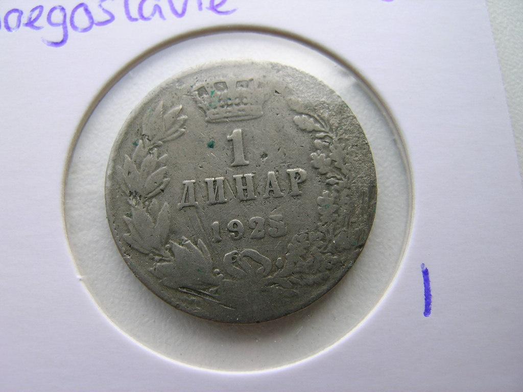 Dinar 1925 Joegoslavie (nr 1), Ophalen of Verzenden, Joegoslavië, Losse munt