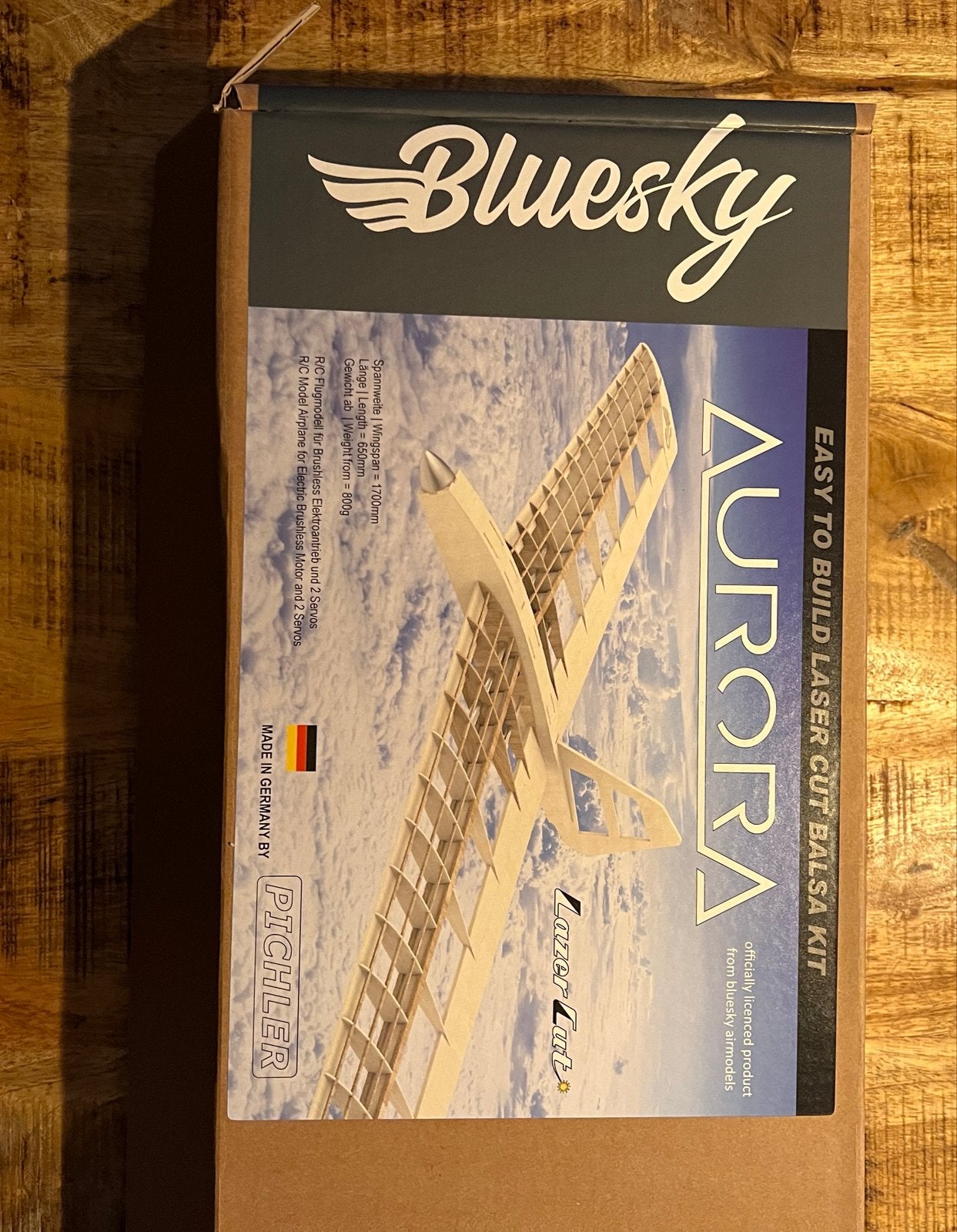 Aurora 1700 mm Easy to Build Laser Cut Balsa Kit, Hobby en Vrije tijd, Ophalen, Nieuw, Overige typen