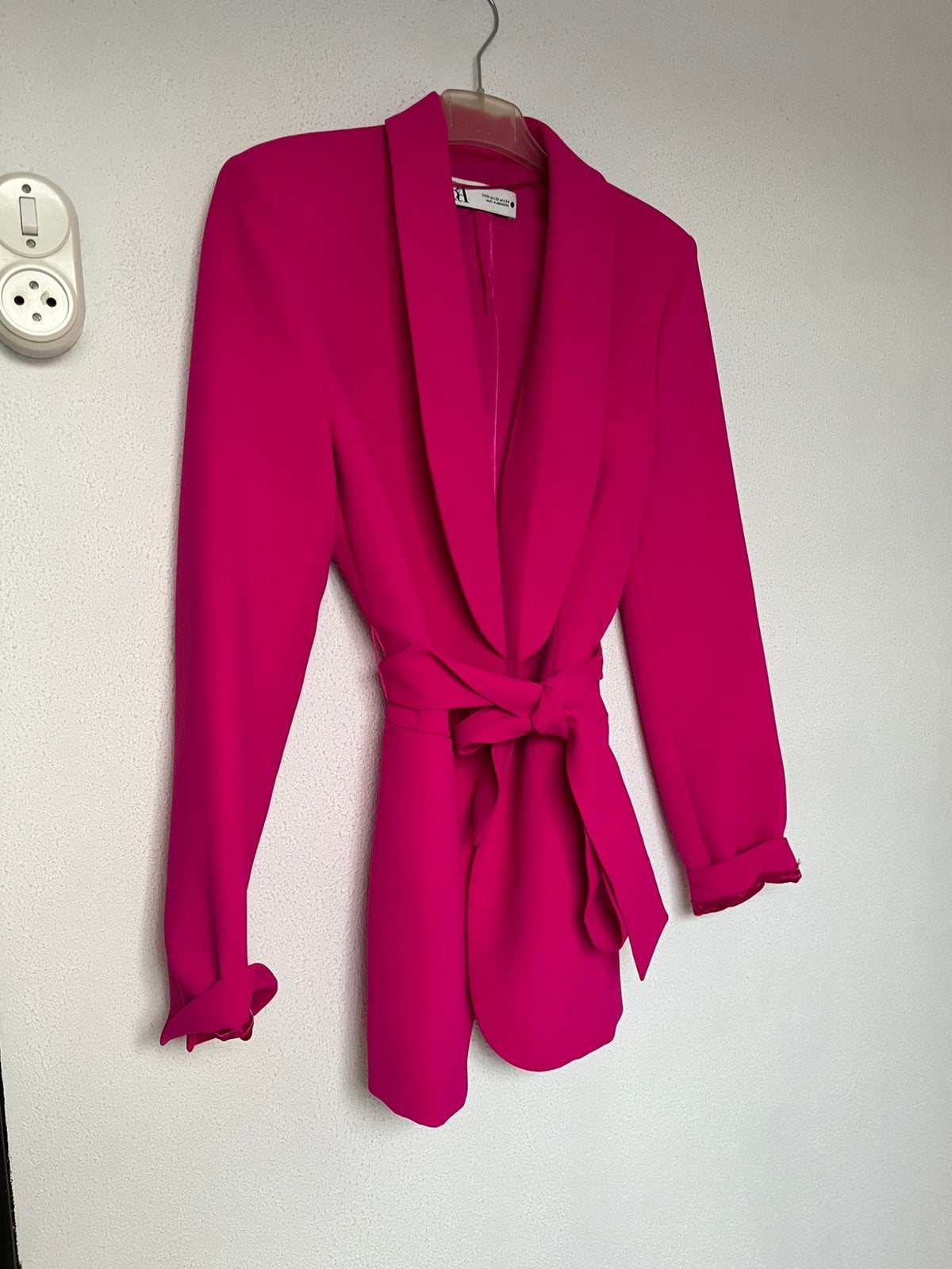 ZARA roze jas / blazer XS 34, Kleding | Dames, Ophalen of Verzenden, Zo goed als nieuw, Maat 34 (XS) of kleiner, Roze