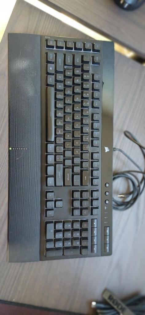 Corsair K55 RGB Pro Gaming toetsenbord, Computers en Software, Toetsenborden, Gaming toetsenbord, Ophalen of Verzenden, Zo goed als nieuw