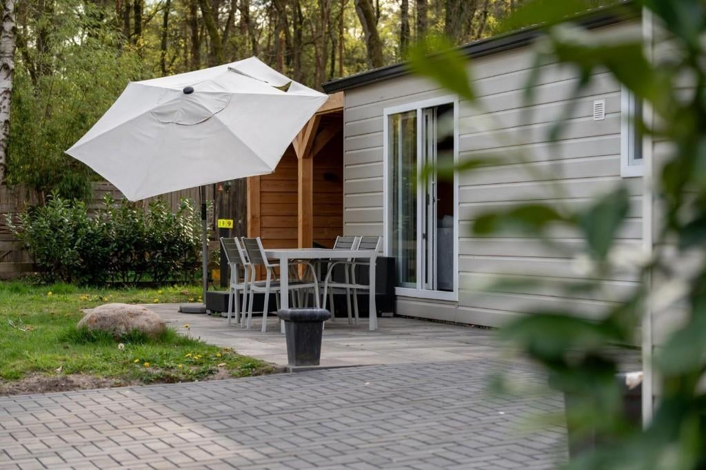 Instapklaar chalet (2022) te koop, verhuur mogelijk, Huizen en Kamers, Recreatiewoningen te koop, Utrecht-stad, 2 slaapkamers