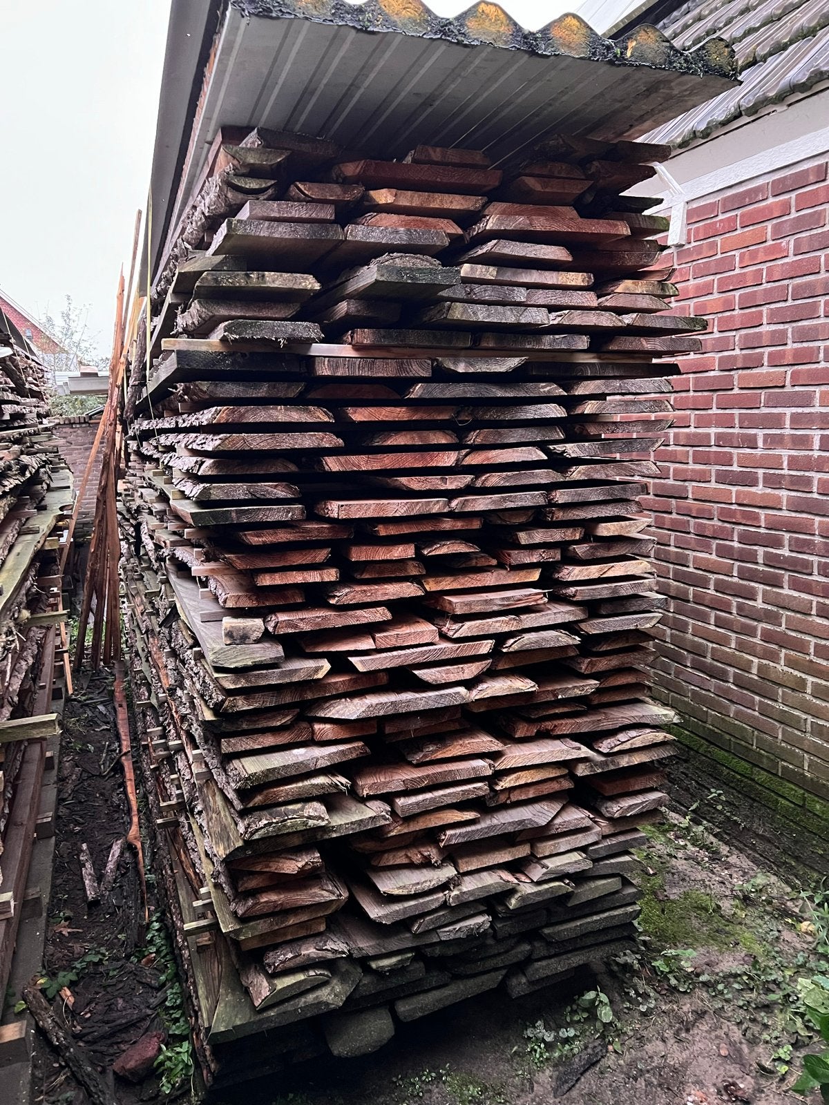 Lariks schaaldelen, Ophalen, 25 tot 50 mm, Nieuw, Plank