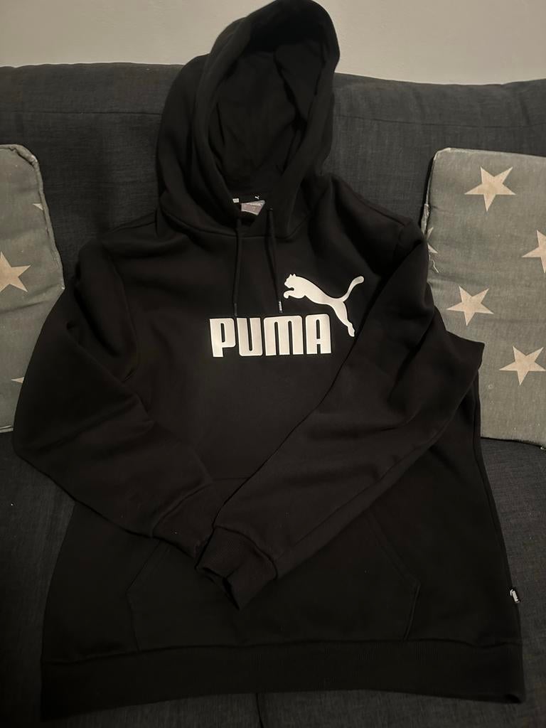 Puma hoodie maat L - Zo goed als nieuw, Ophalen of Verzenden, Zo goed als nieuw, Maat 52/54 (L), Zwart