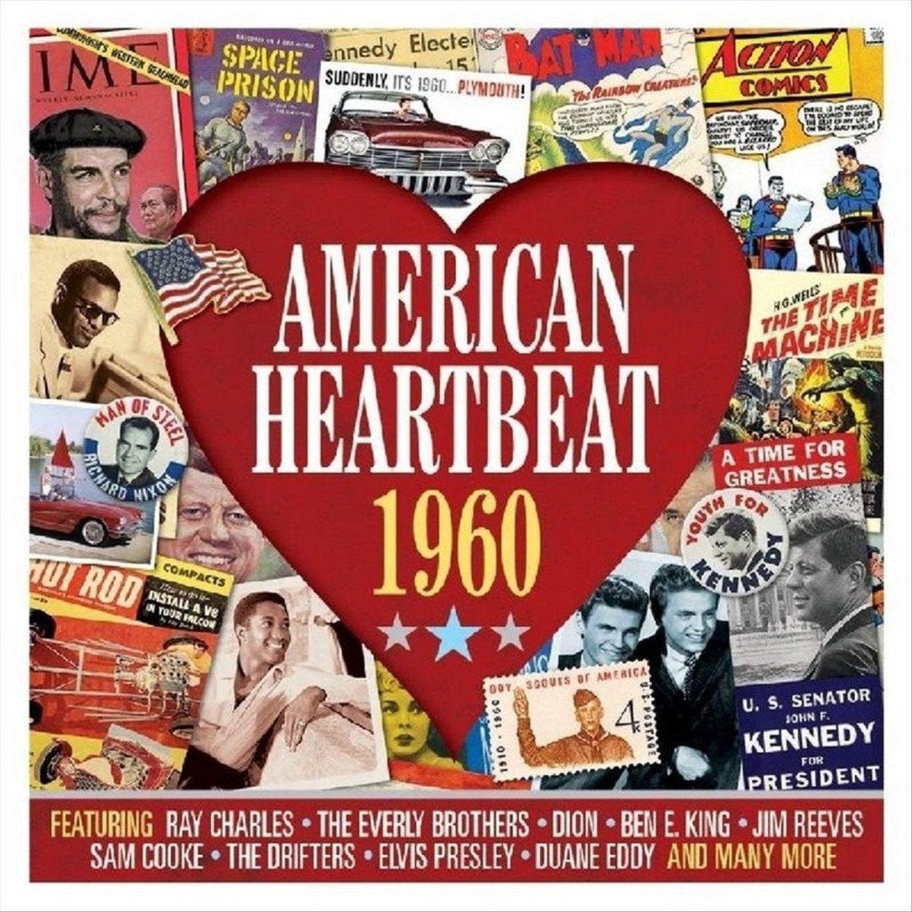 Various Artists - American Heartbeat 1960 (2CD), Verzenden, Zo goed als nieuw, Pop, Verzamelalbum
