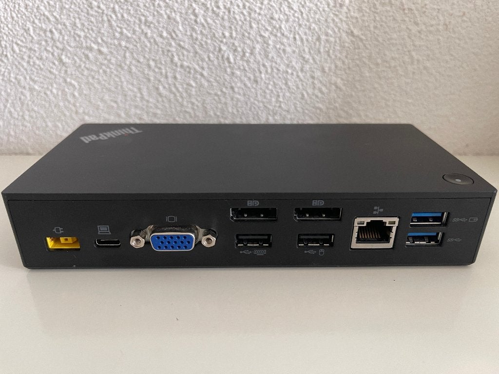Lenovo ThinkPad USB-C Dock (Type 40A9) + 90W voedingsadapter, Ophalen, Lenovo, Docking station, Gebruikt