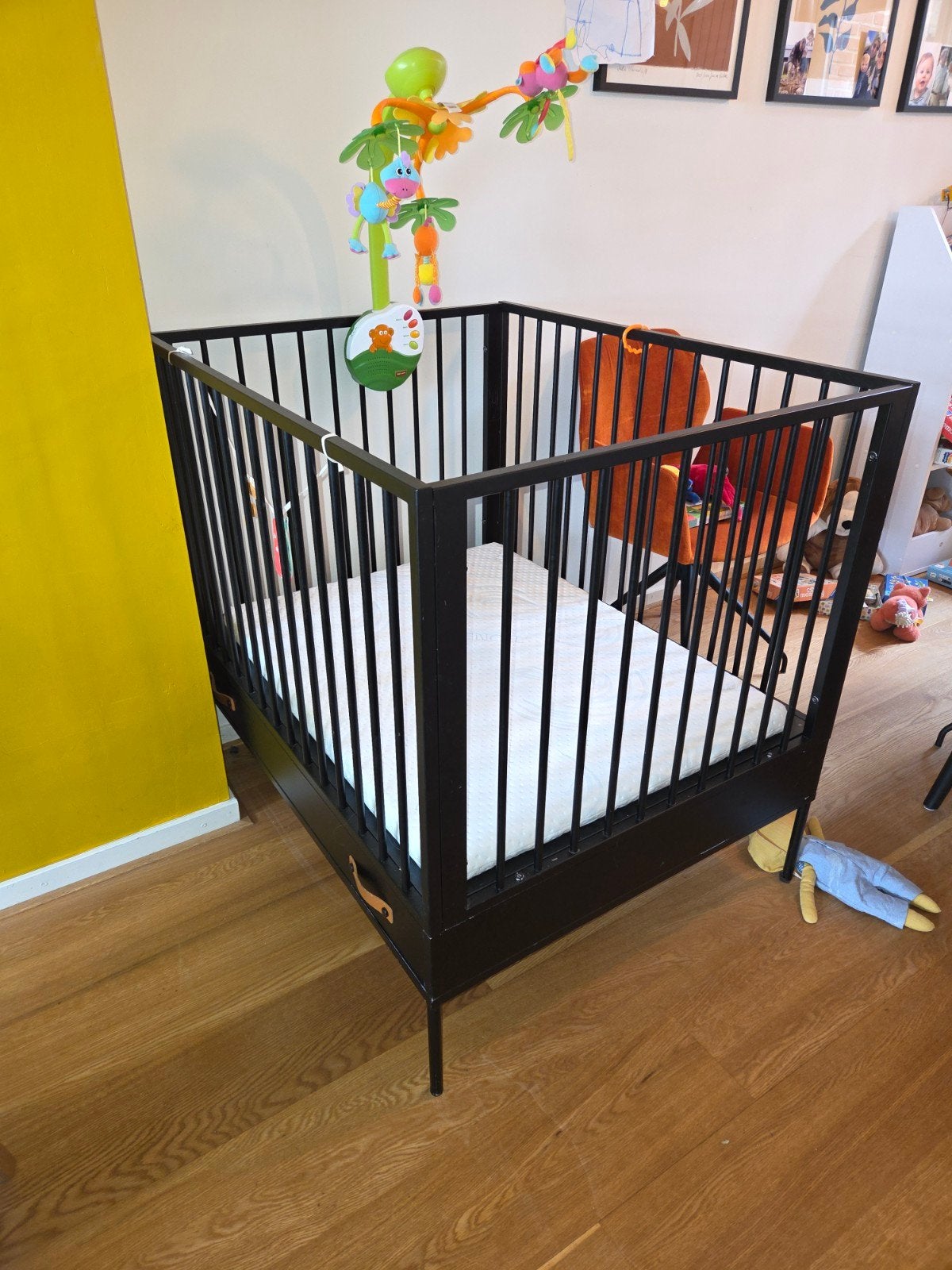 Coming Kids Bliss Box 100x80 met lade en boxkleed, Ophalen, Gebruikt, Rechthoekig, In hoogte verstelbaar