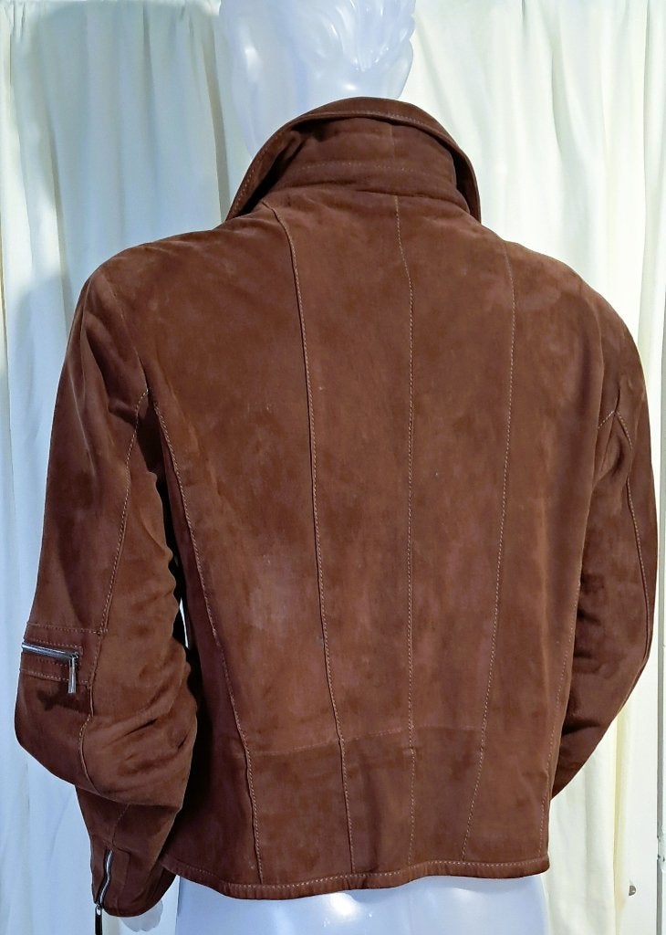 chestnut brown suede blazer 🍂ARMA  mt 42, Bruin, Verzenden, Maat 42/44 (L), Zo goed als nieuw