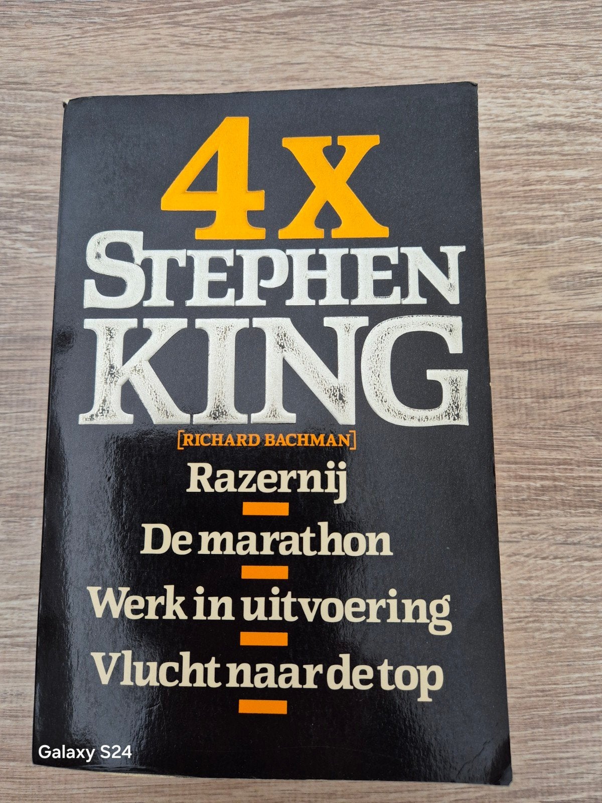 4x Stephen King (Richard Bachman) - Razernij e.a., Boeken, Ophalen of Verzenden, Gelezen, Stephen King (Richard Bachman), Nederland