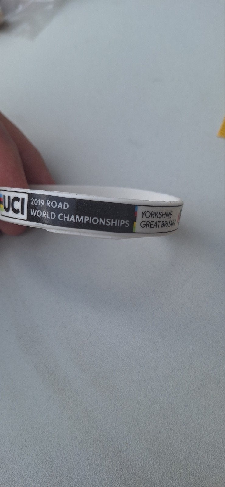 UCI wielren armbandje 2019 (10526), ., Ophalen of Verzenden, Zo goed als nieuw, .