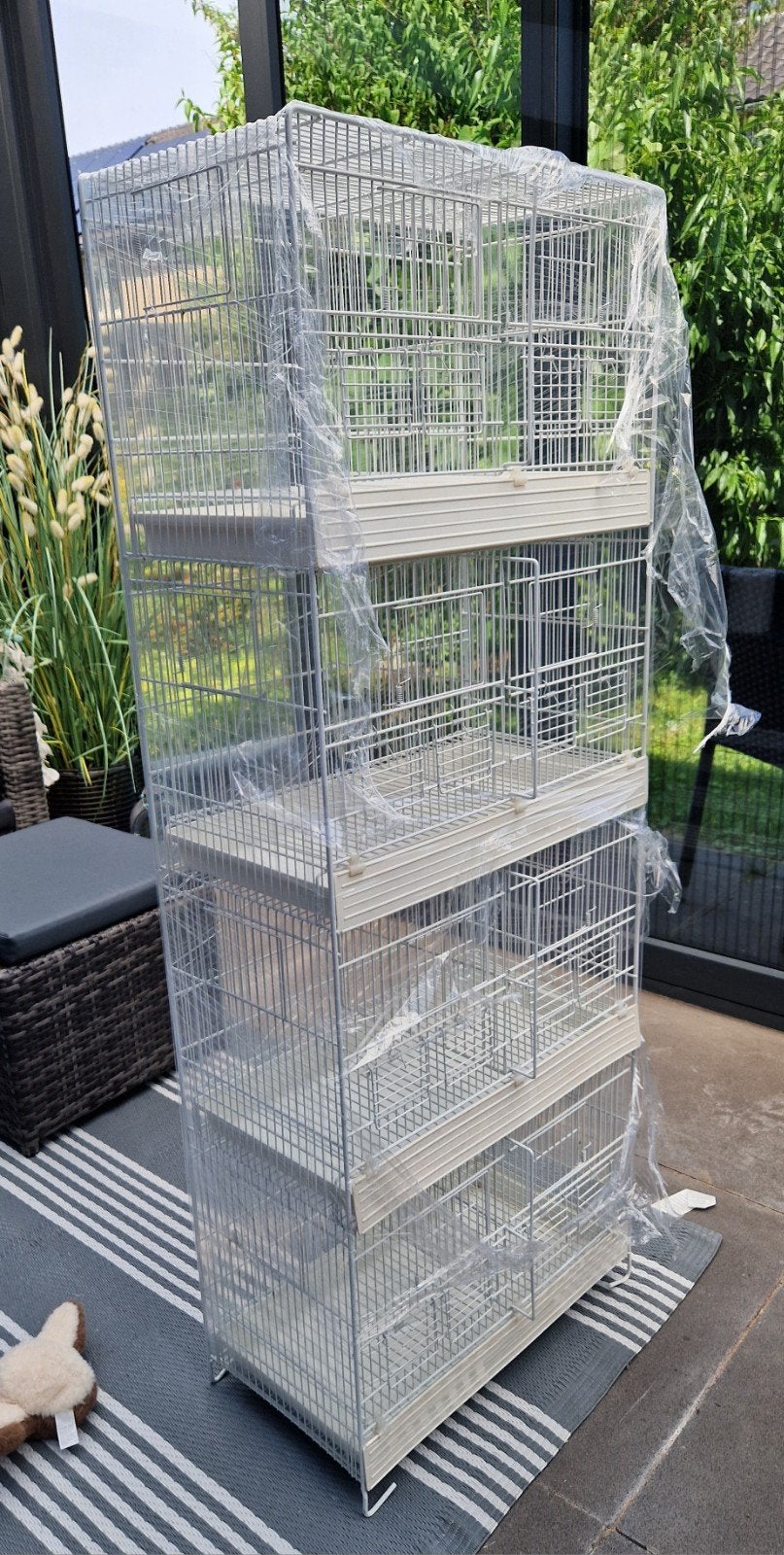 kooi, Dieren en Toebehoren, Vogels | Hokken en Kooien, Ophalen, Nieuw, Hout, Vogelkooi