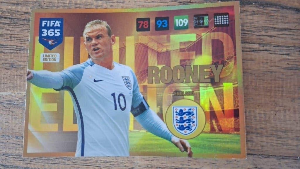 Wayne Rooney Panini Adrenalyn 365 2017 XL, Ophalen of Verzenden, Zo goed als nieuw, Buitenlandse clubs, Spelerskaart