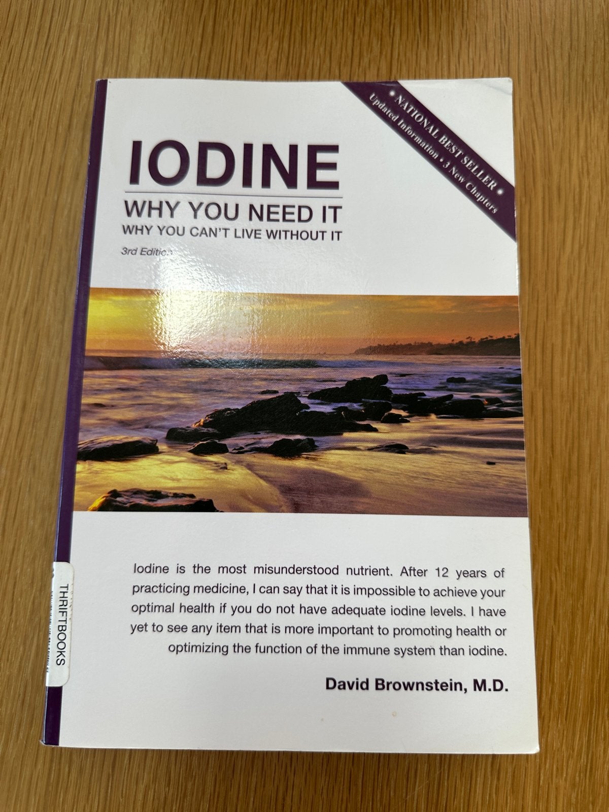 Iodine: Why You Need It - David Brownstein (waterschade), Boeken, Gezondheid, Dieet en Voeding, Gelezen, Gezondheid en Conditie