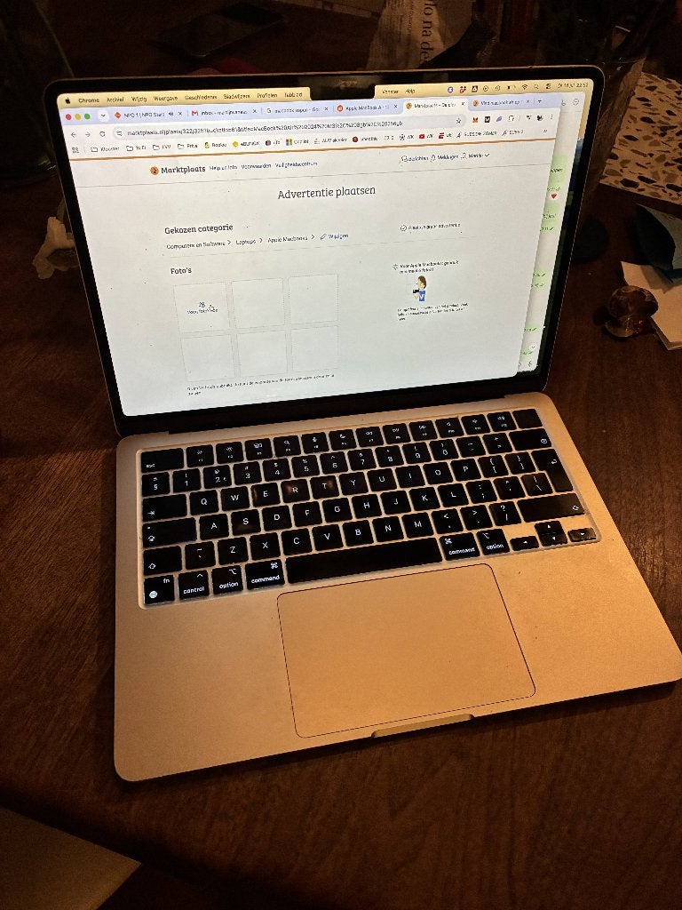 MacBook Air 2024 13 inch, M3, 8gb, 256gb, Computers en Software, Apple Macbooks, Gebruikt, 256 GB, Qwerty, 8 GB