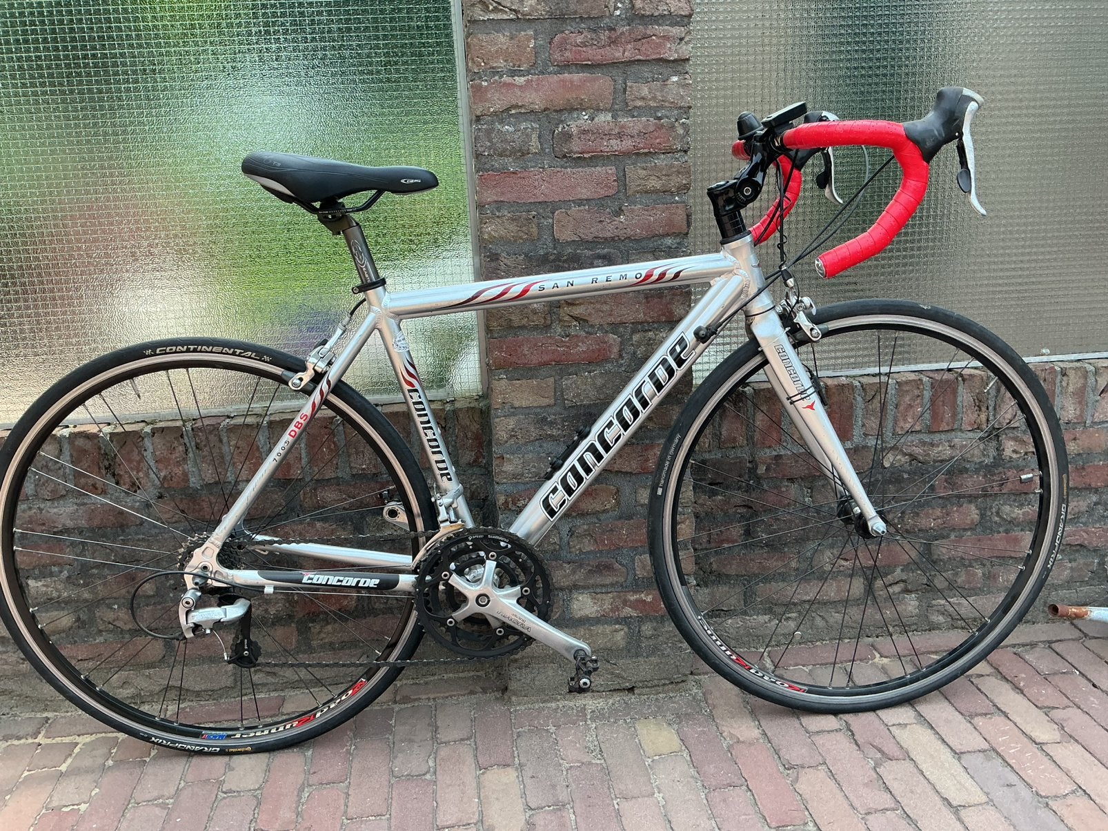 Racefiets Concorde, Fietsen en Brommers, 28 inch, Gebruikt, Velgrem, Aluminium