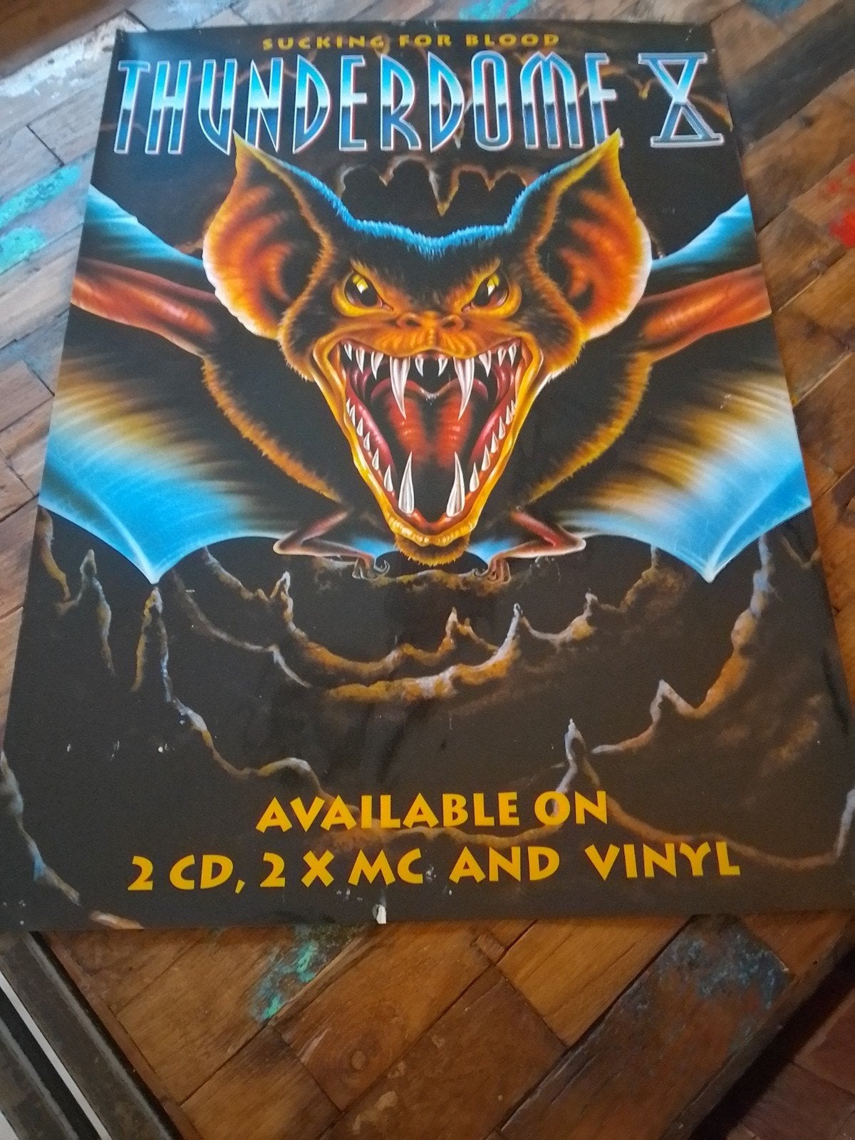 thunderdome 10 poster hardcore gabber ID&T, Ophalen of Verzenden, Nieuw, A1 t/m A3, Reclame