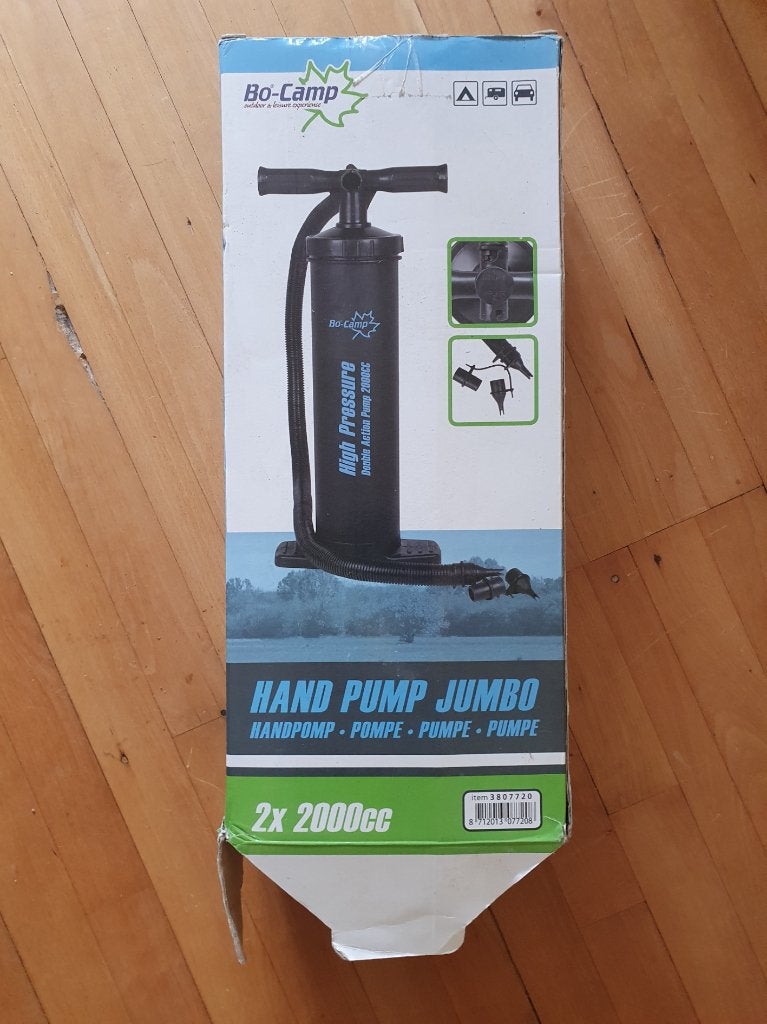 luchtbedpomp, Ophalen, Zo goed als nieuw, Handmatig