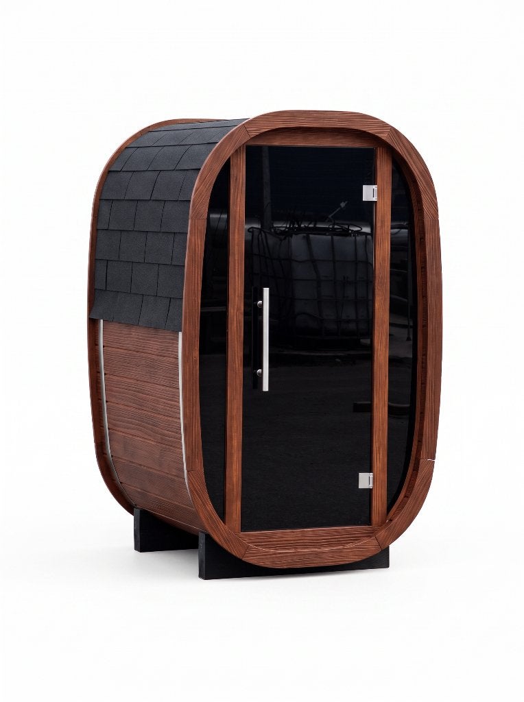 Jalora ARC - Luxe compacte buitensauna | Zelf samenstellen, Sport en Fitness, Ophalen of Verzenden, Nieuw, Fins of Traditioneel