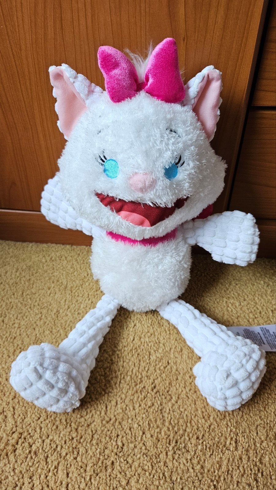 Disney knuffel Marie, Ophalen of Verzenden, Zo goed als nieuw, Overige typen