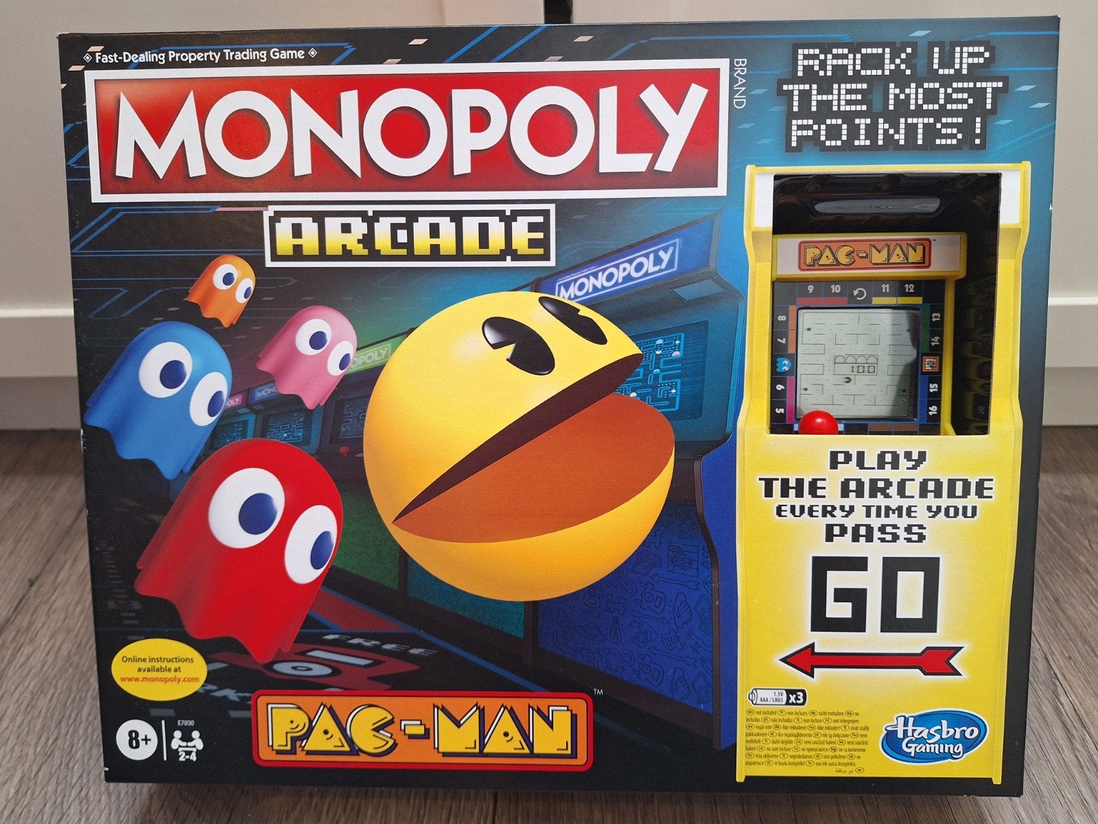 Monopoly Arcade Pac-Man Bordspel - Zo goed als nieuw, Hobby en Vrije tijd, Een of twee spelers, Ophalen of Verzenden, Zo goed als nieuw