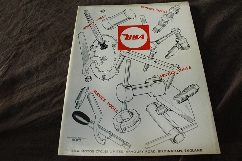 BSA 1970 service tools manual, Ophalen of Verzenden, Overige merken