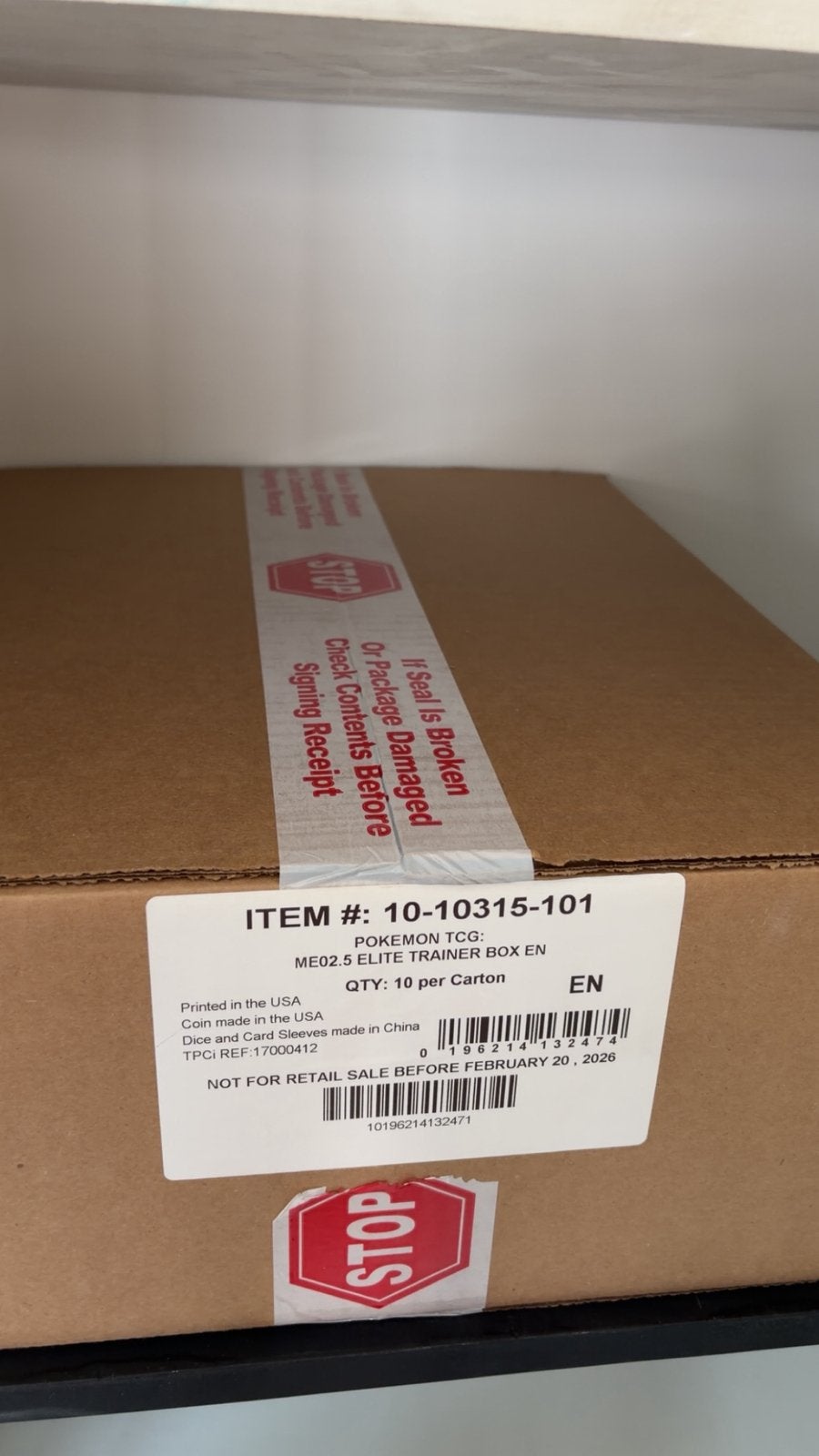 Sealed Pokémon Ascended Heroers ETB case, Ophalen, Nieuw, Boosterbox