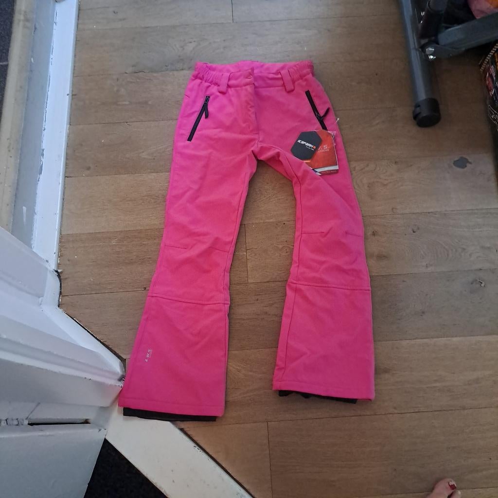 Nieuw Ice peak skibroek maat 152 met kaartje, Ophalen, Nieuw, Maat 34 (XS) of kleiner, Broek